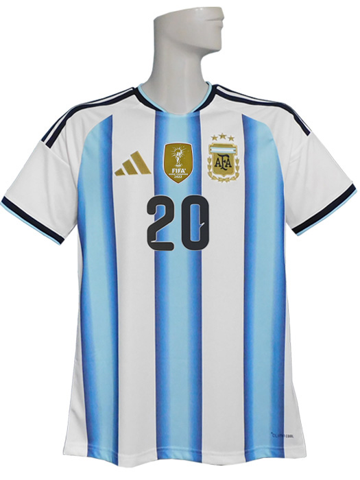 (アディダス) adidas/26/27アルゼンチン代表/ホーム/半袖/20マック・アリスター/JVE31-JM8396