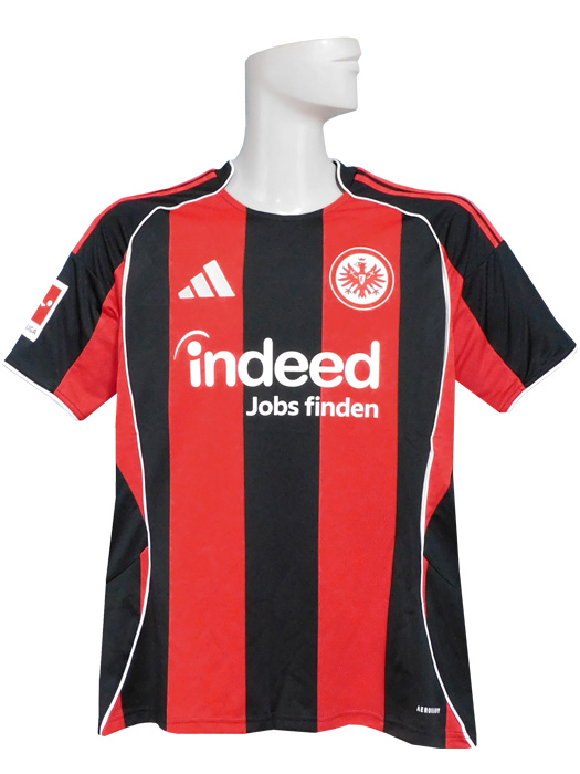 (アディダス) adidas/25/26フランクフルト/ホーム/半袖/堂安/ブンデスリーガパッチ付き/JZ6359