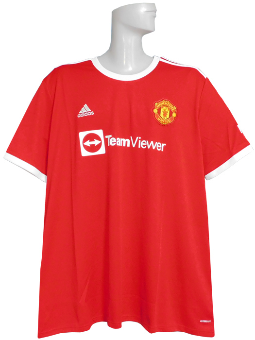 ***ビッグサイズ/インポート4XL***(アディダス) adidas/21/22マンチェスターUTD/ホーム/半袖/ロナウド/EPL+NRFRパッチ付/KMI63-H31447