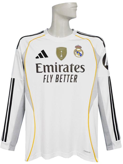 (アディダス) adidas/25/26レアルマドリード/ホーム/長袖/ベリンガム/ラリーガ+ICC2024優勝パッチ付/KPD77-JN8884