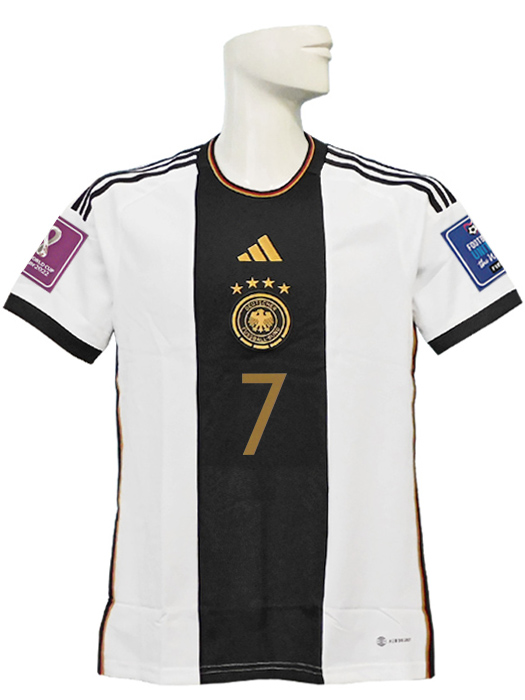 (アディダス) adidas/22/23ドイツ代表/ホーム/半袖/ハヴァーツ/2022W杯バッジ付/L5818-HJ9606
