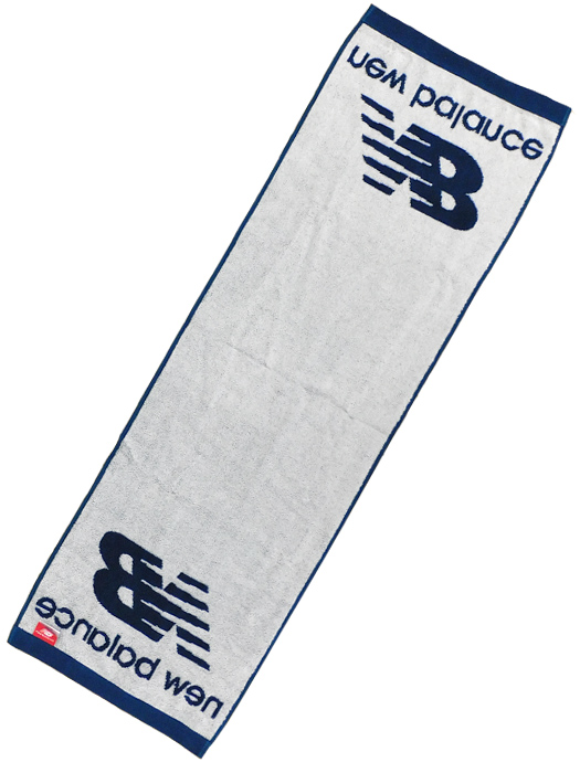 (ニューバランス) new balance/ジャガードスポーツタオル ロゴマーク/ネイビーXホワイト/LAM35690