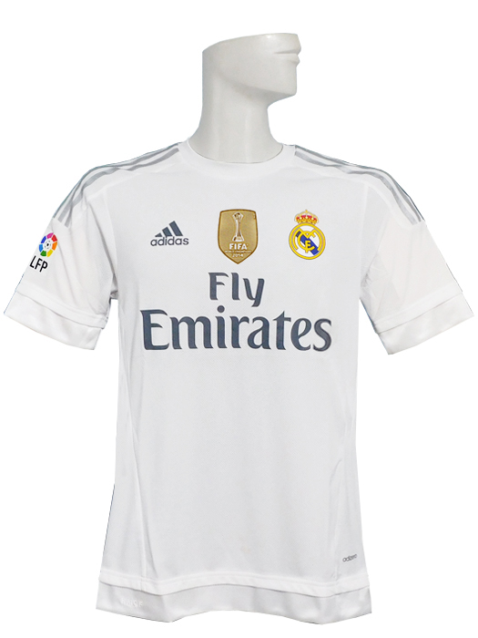 ***限定再入荷***(アディダス) adidas/15/16レアルマドリード/オーセンティック/ホーム/半袖/2014CWC優勝パッチ付/ロナウド/S12654