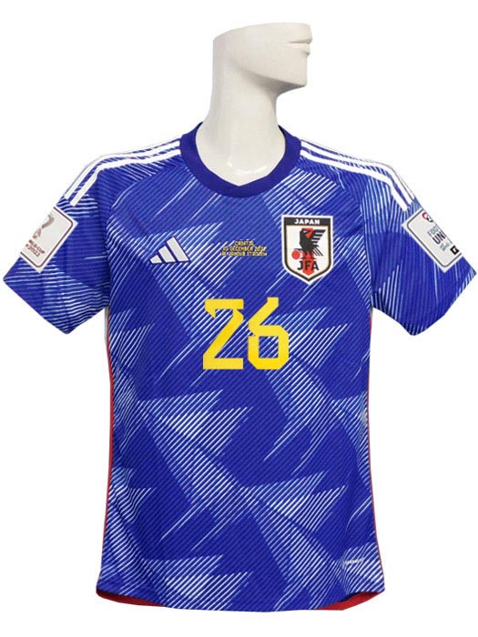 (アディダス) adidas/22/23日本代表/ホーム/半袖/伊藤洋輝/2022W杯バッジ+クロアチア戦マッチデー付/フルマーキング/SX012-HF1845