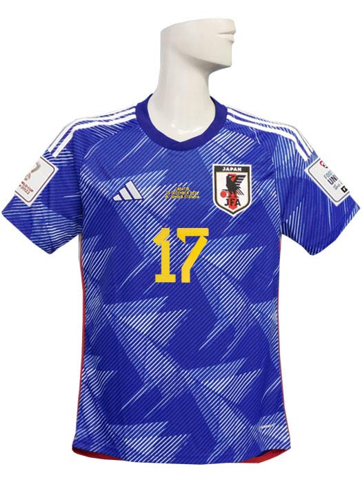 (アディダス) adidas/22/23日本代表/ホーム/半袖/田中/2022W杯バッジ+クロアチア戦マッチデー付/フルマーキング/SX012-HF1845