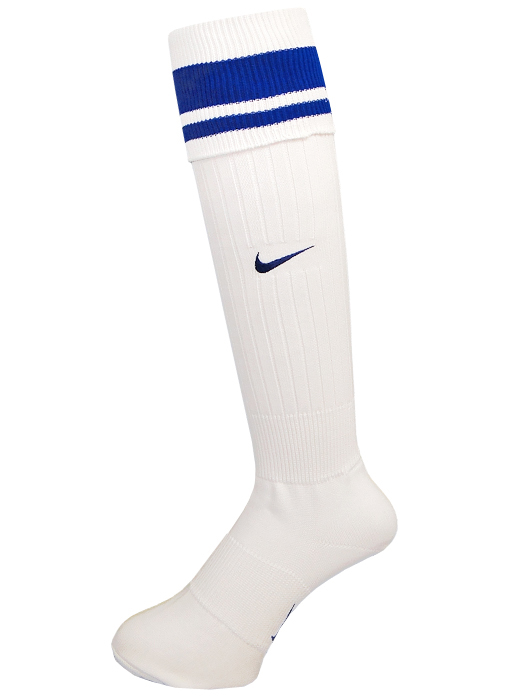 (ナイキ) NIKE/キッズニューベーシックサッカーソックス/ホワイトXスポーツロイヤル/SX1527-104/簡易配送(CARDのみ送料注文後変更/1点限)