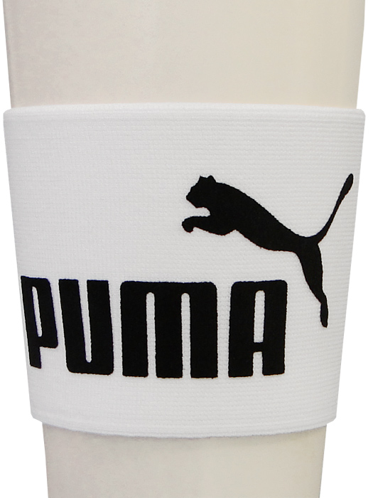 (プーマ) PUMA/キャプテンズアームバンドジュニア用/ホワイトXブラック/051626-01/簡易配送(CARDのみ送料注文後変更/1点限/保障無)