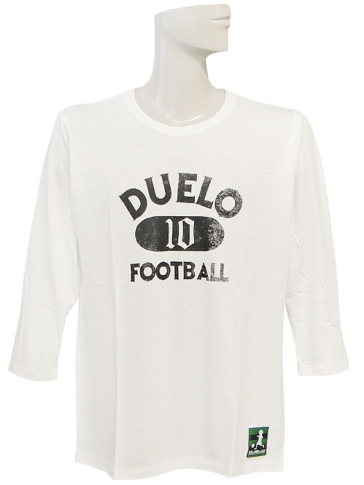 (デュエロ) DUELO/九分袖Tシャツ/ホワイト/0532/簡易配送(CARDのみ送料注文後変更/1点限/保障無)