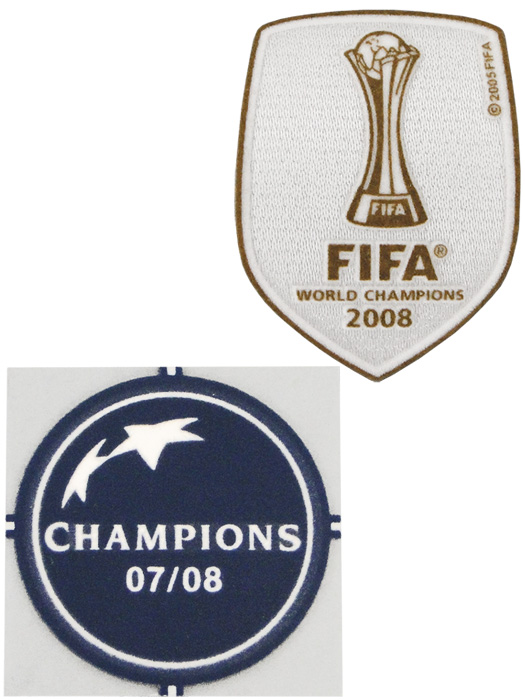 (スポーティングID) SPORTING ID/08/09CLチャンピオンバッジ+2008FIFA CWC優勝バッジセット/簡易配送(CARDのみ送料注文後変更/1点限)