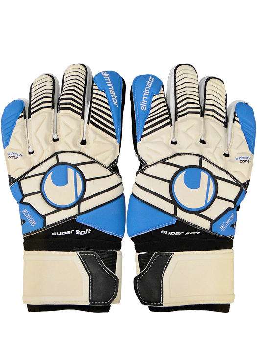 ※若干変色あり※(ウールシュポルト) UHLSPORT/エリミネーターソフト/フランス大会モデル/ホワイトXブラックXエナジーブルー/1000168