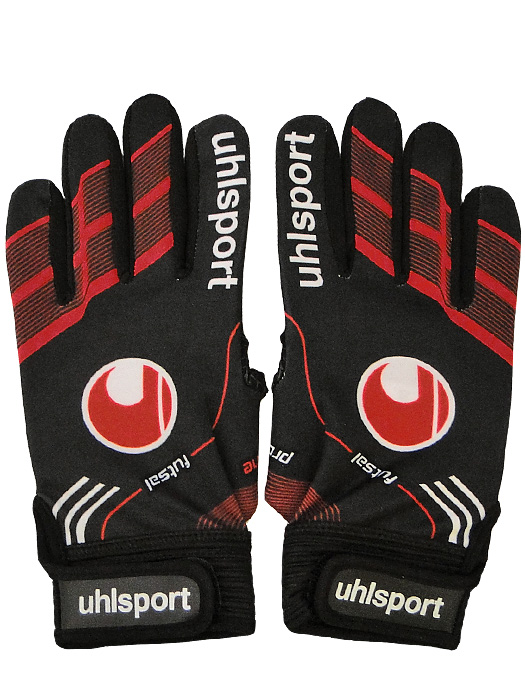 (ウールシュポルト) UHLSPORT/フットサルフルフィンガーソフト/ブラックXバーガンディ/1000855-02/簡易配送(CARDのみ/1点限)