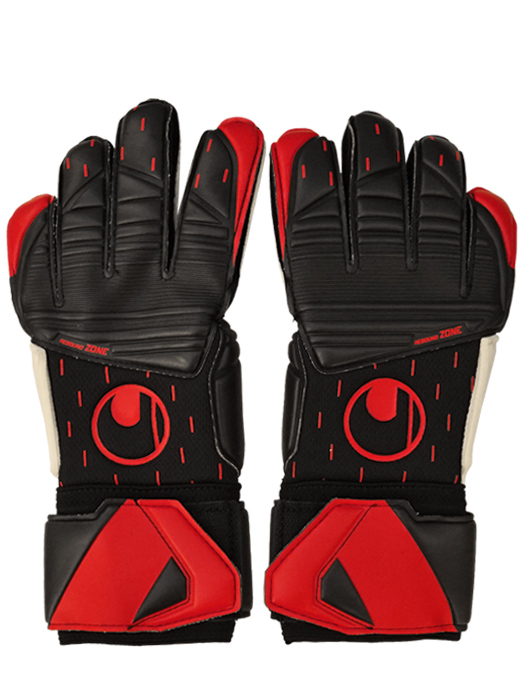 ※若干変色あり※(ウールシュポルト) UHLSPORT/アブソルートグリップ/ブラックXレッドXホワイト/1011321