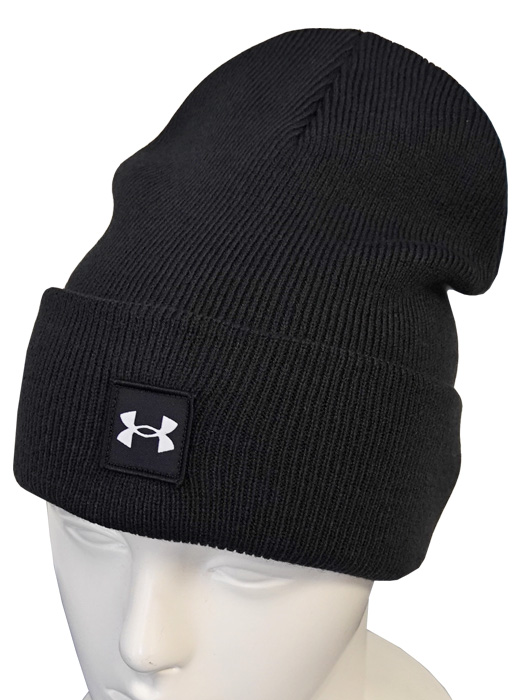 (アンダーアーマー) UNDER ARMOUR/UA ハーフタイム ビーニー/ブラックXホワイト/1373155-001/簡易配送(CARDのみ/送料注文後変更/1点限)