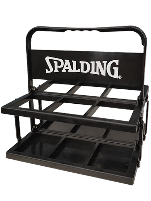 (スポルディング) SPALDING/スクイズボトルラック/ボトルキャリー/ブラックXホワイト/15-006WH