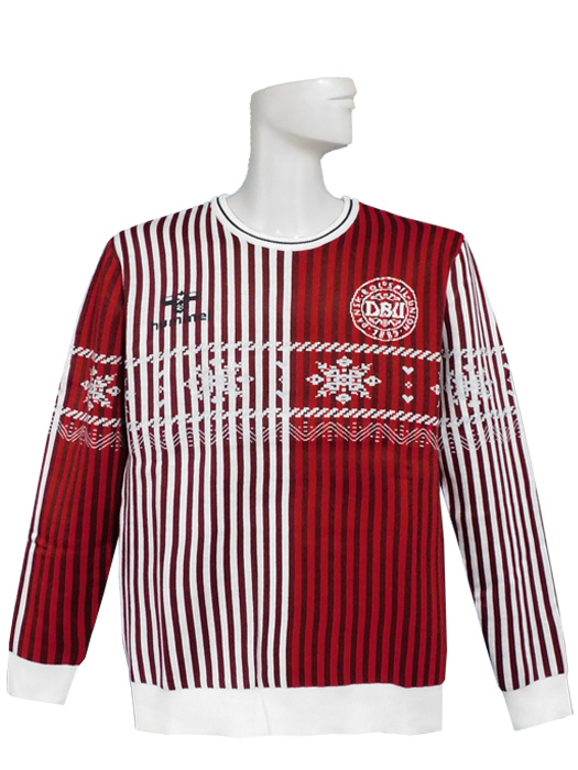 ***限定入荷***(ヒュンメル) HUMMEL/デンマーク代表/クリスマスセーター23/レッドXホワイト/226358-9001