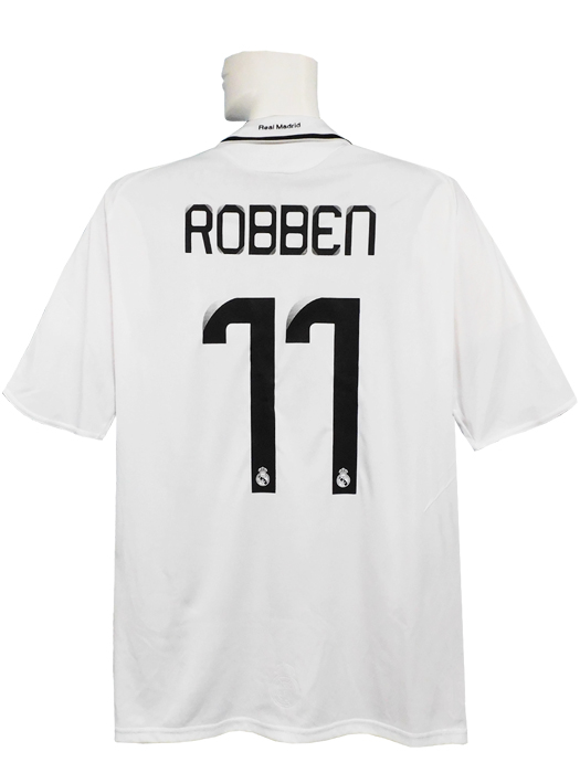 (アディダス) adidas/08/09レアルマドリード/ホーム/半袖/ロッベン/選手用LFPバッジ付/315118