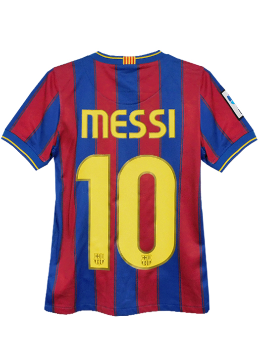 ***限定再入荷***(ナイキ) NIKE/2009/2010バルセロナ/ホーム/半袖/ジュニア用/メッシ/343816-496