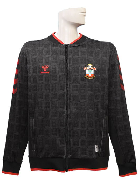 ***若干傷あり***(ヒュンメル) HUMMEL/21/22サウサンプトンFC/トラックジャケット/ブラックXレッド/373150-18