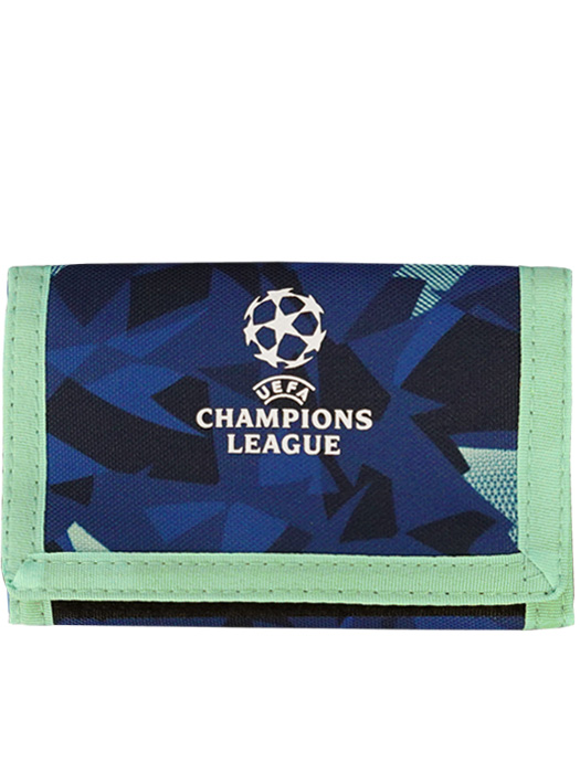 クラブオフィシャルグッズ/UEFAチャンピオンズリーグ/オフィシャルウォレット/ネイビーXアクアマリン/5037970084520