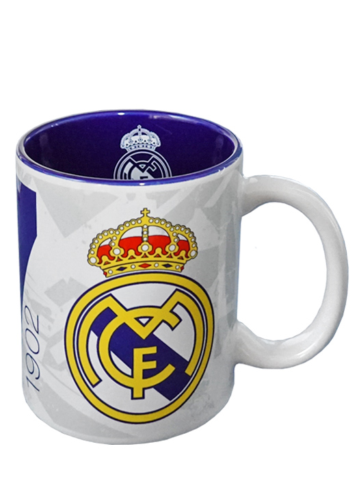 クラブオフィシャルグッズ/レアルマドリード/オフィシャルマグカップ/ロス・ガラクティコス/ホワイトXブルー/5037970102057