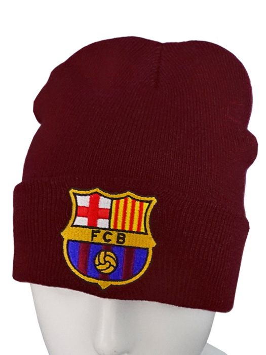 クラブオフィシャルグッズ/バルセロナ/オフィシャル ニットキャップ/ワインレッド/5037970107854