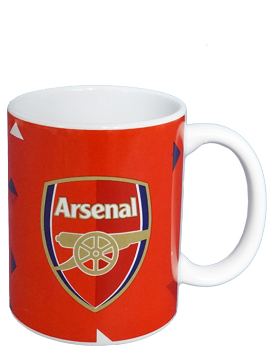 クラブオフィシャルグッズ/アーセナル/オフィシャルマグカップ/パーティクル/レッド/5051586263674