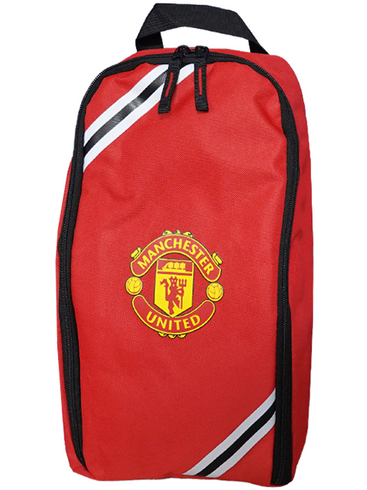クラブオフィシャルグッズ/マンチェスターユナイテッド/オフィシャル シューズバッグ/コアストライプ/レッド/5051586281920