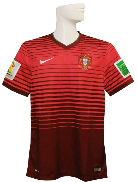 (ナイキ) NIKE/2014ポルトガル代表/ホーム/半袖/ワールドカップ/スリーブバッジ+FIFA FOOTBALL FOR HOPEバッジ付/577986-677
