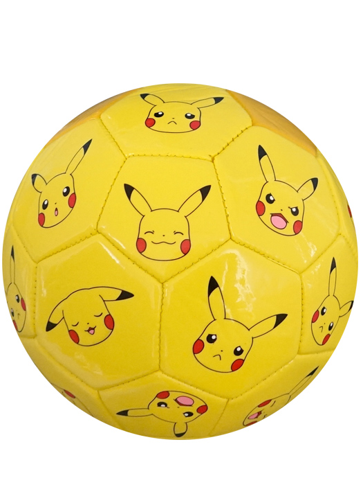 クラブオフィシャルグッズ/ポケットモンスター/トイボール ピカチュウ/総柄/イエロー/3号/61618