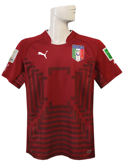 (プーマ) PUMA/14/15イタリア代表/ホーム/GK/半袖/2014FIFAワールドカップ/スリーブバッジ+FIFA FOOTBALL FOR HOPEバッジ付/744293-08