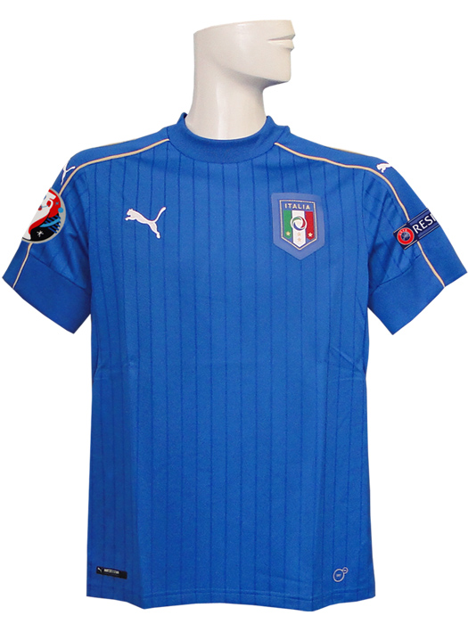 (プーマ) PUMA/16/17イタリア代表/ホーム/半袖/EURO2016バッジ+RESPECTバッジ付/748933-01
