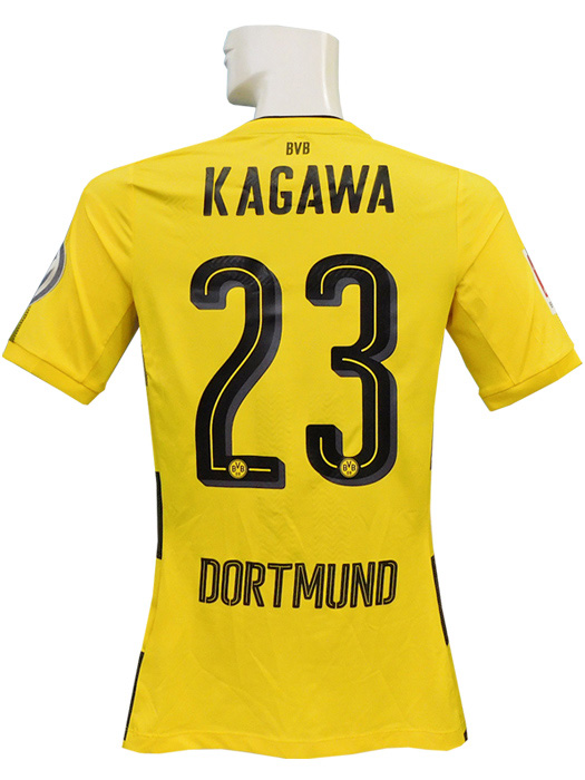 ***記念ボックス***(プーマ) PUMA/17/18ドルトムント/オーセンティック/ホーム/半袖/香川/ブンデスリーガ+VW/751669-01