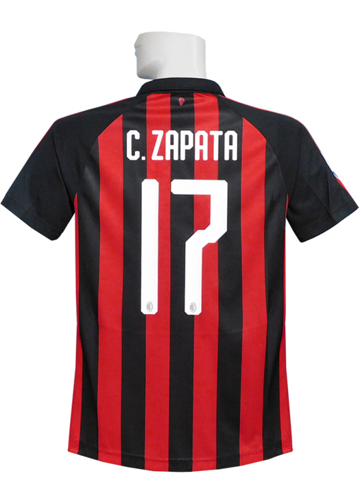 *限定入荷*(プーマ) PUMA/18/19ACミラン/ホーム/オーセンティック/半袖/サパタ/セリエAバッジ+ビッグイヤー7付/フル/755037-06