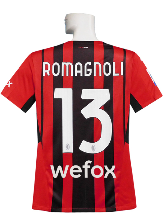 *限定入荷*(プーマ) PUMA/21/22ACミラン/ホーム/オーセンティック/半袖/ロマニョーリ/セリエA+BitMEX+wefox/フル/764749-01