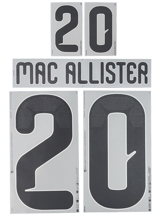 (デコグラフィックス) DEKO GRAPHICS/26/27アルゼンチン代表/ホーム/20マック・アリスター/マーキングシート