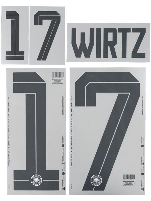 (フットボールアグリゲーション) FOOTBALL AGGREGATION/26/27ドイツ代表/ホーム/17ヴィルツ/マーキングシート