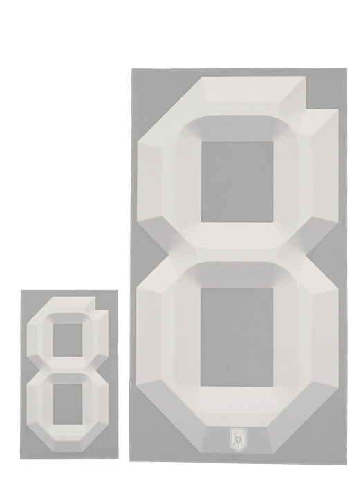 (スチルスクリーン) STILSCREEN12/13イタリア代表/ホーム/背番号+胸番号8/シート/簡易配送(CARDのみ/送料注文後変更/1点限/保障無)