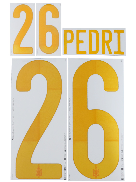 (スポーティングID) SPORTING ID/20/21スペイン代表/ホーム/26ペドリ/マーキングシート/簡易配送(CARDのみ/1点限)
