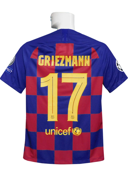 ***限定再入荷***(ナイキ) NIKE/19/20バルセロナ/CL/ホーム/半袖/グリーズマン/AJ5532-456