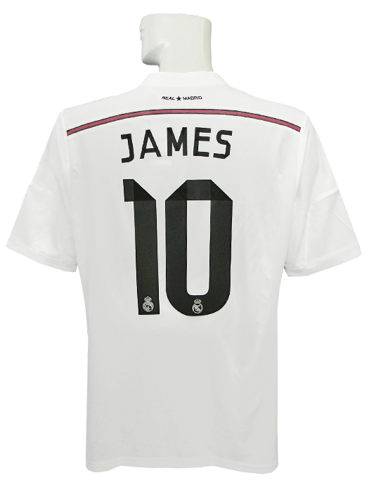 (アディダス) adidas/14/15レアルマドリード/ホーム/半袖/ハメス・ロドリゲス/2014FIFAクラブW杯優勝バッジ付/ANB67-F50637