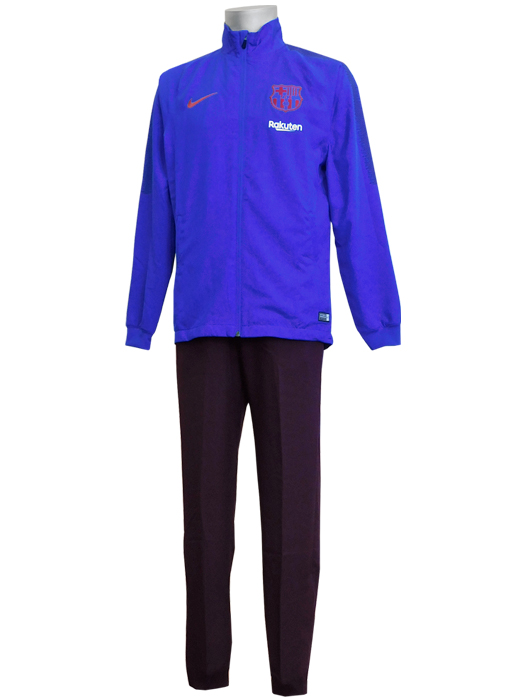 (ナイキ)NIKE/19/20/バルセロナ/DRI-FIT STRIKE ウーブンスーツ/ブルーXバーガンディ/AT3092-401/MサイズとXLサイズの在庫あり。