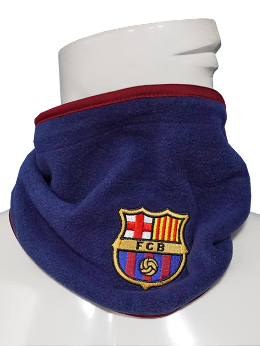 クラブオフィシャルグッズ/バルセロナ/フリースネックウォーマー/ネイビーXレッド/BCN75854