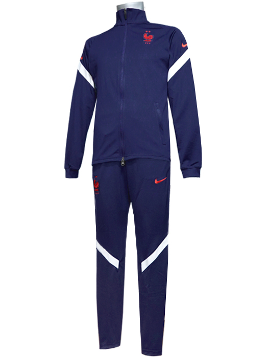 ***限定入荷***(ナイキ) NIKE/20/21フランス代表/DRI-FIT Strike ストライク トラックスーツ/ネイビー/CD2206-400