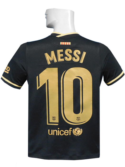 ***傷あり***(ナイキ) NIKE/20/21バルセロナ/アウェイ/半袖/メッシ/ジュニア用/CD4499-011