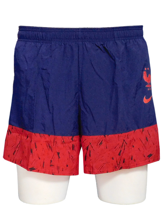 ***限定入荷***(ナイキ) NIKE/20/21フランス代表/ウーブン ショーツ/パンツ/ネイビーXレッド/CI8474-498/簡易配送(CARDのみ/1点限)