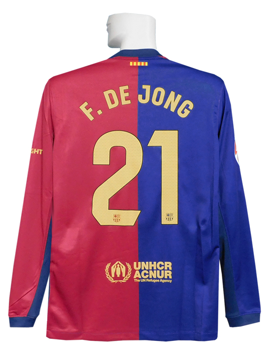 (ナイキ) NIKE/24/25バルセロナ/ホーム/長袖/デ・ヨング/ラリーガパッチ付/FN8806-456