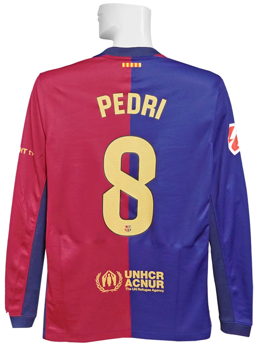 ***限定入荷***(ナイキ) NIKE/24/25バルセロナ/ホーム/長袖/ペドリ/ラリーガパッチ付/FN8806-456