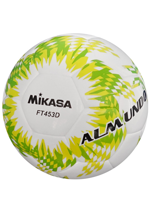 (ミカサ) MIKASA/サッカーボール/ホワイトXイエローXライトグリーン/4号/FT453D