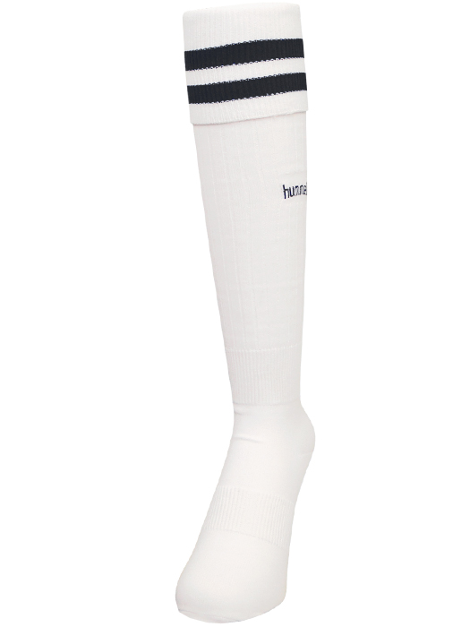 (ヒュンメル) HUMMEL/プラクティスストッキング/ホワイトXブラック/HAY4007-109/簡易配送(CARDのみ/送料注文後変更/1点限/保障無)