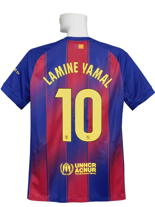 (ナイキ) NIKE/25/26バルセロナ/ホーム/半袖/ラミン・ヤマル/ラリーガパッチ+ラリーガ優勝パッチ付/HJ4590-456
